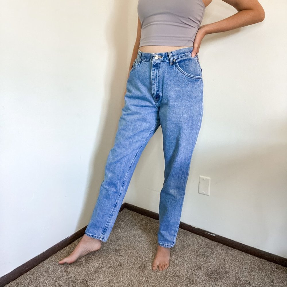 1980s Vintage Chic High Waisted Women's Jeans